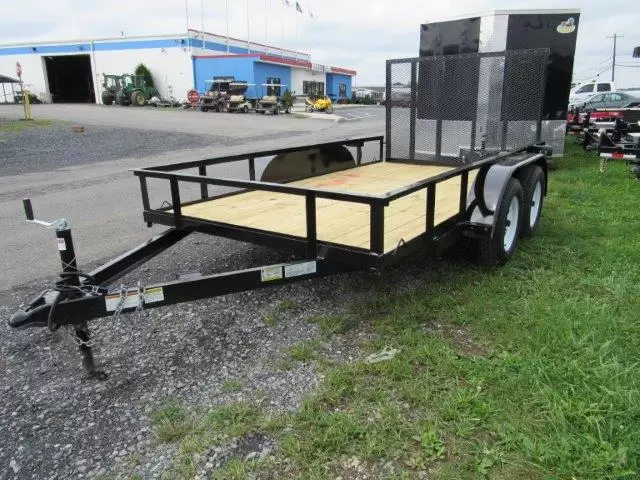Premier 6.4 x 12 Landscape Utility Trailer – Rear Ramp Gate 3 Premier 6.4 x 12 Landscape Utility Trailer – Rear Ramp Gate - Image 3