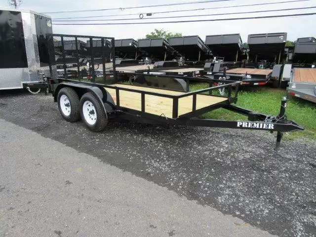 Premier 6.4 x 12 Landscape Utility Trailer – Rear Ramp Gate 1 Premier 6.4 x 12 Landscape Utility Trailer – Rear Ramp Gate