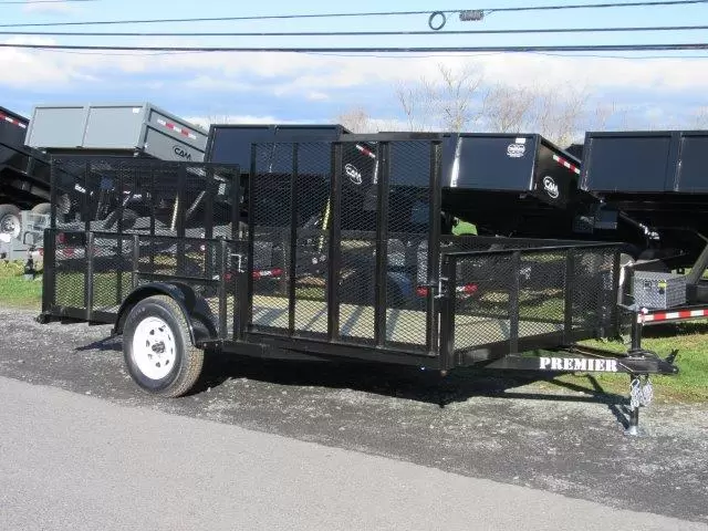 Premier 7 x 14 Landscape Utility Trailer – Mesh Sides & ATV Ramp 2 Premier 7 x 14 Landscape Utility Trailer – Mesh Sides & ATV Ramp - Image 2