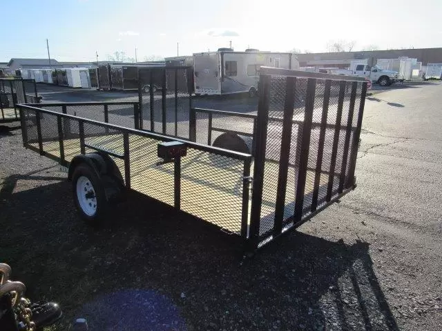 Premier 7 x 14 Landscape Utility Trailer – Mesh Sides & ATV Ramp 6 Premier 7 x 14 Landscape Utility Trailer – Mesh Sides & ATV Ramp - Image 6