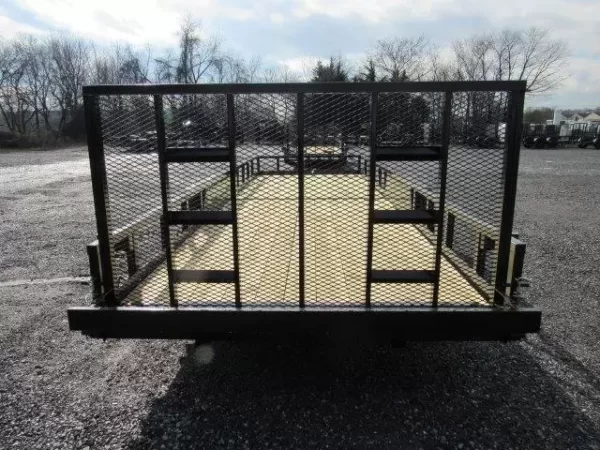 Premier 7 X 22 Landscape Utility Trailer – Rear Ramp Gate