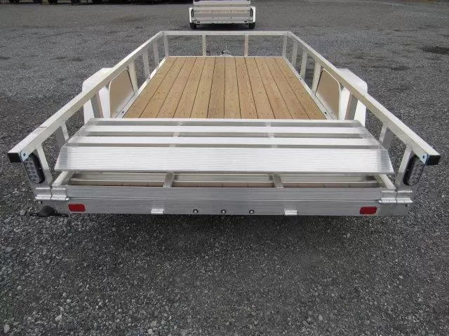 Sport Haven 6×12 Aluminum Utility Trailer – Bi-Fold Ramp Gate 6 Sport Haven 6×12 Aluminum Utility Trailer – Bi-Fold Ramp Gate - Image 6
