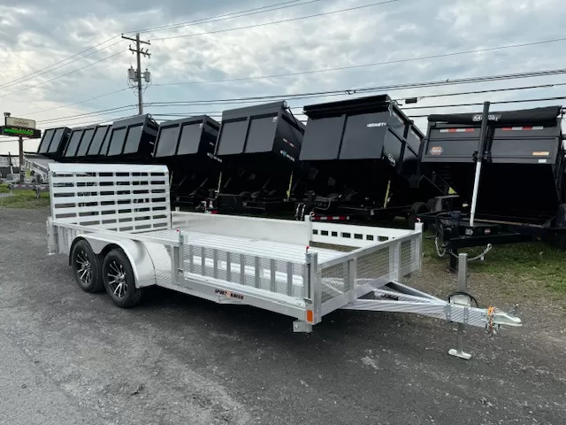 Sport Haven 7×16 Aluminum Utility Trailer – ATV Ramps 1 Sport Haven 7×16 Aluminum Utility Trailer – ATV Ramps