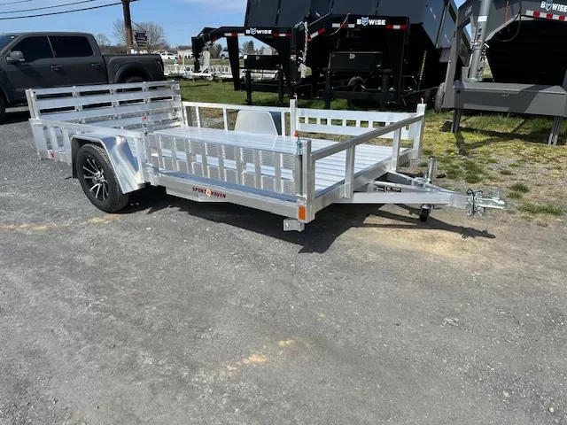 Sport Haven 7×12 Aluminum Utility Trailer – Side ATV Ramps 1 Sport Haven 7×12 Aluminum Utility Trailer – Side ATV Ramps