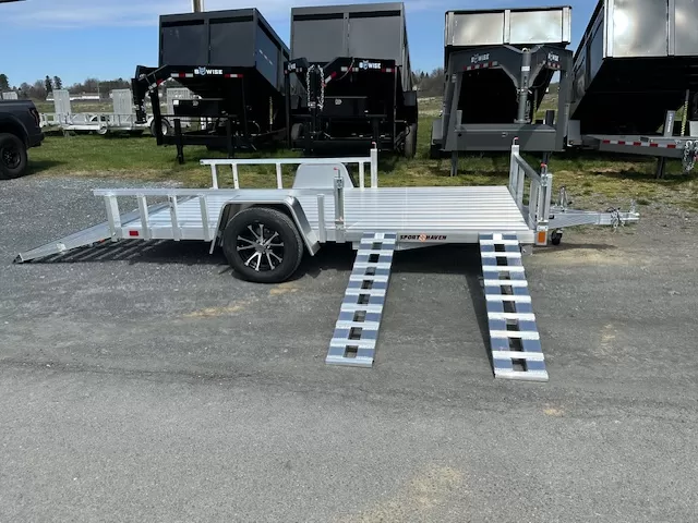 Sport Haven 7×12 Aluminum Utility Trailer – Side ATV Ramps 6 Sport Haven 7×12 Aluminum Utility Trailer – Side ATV Ramps - Image 6