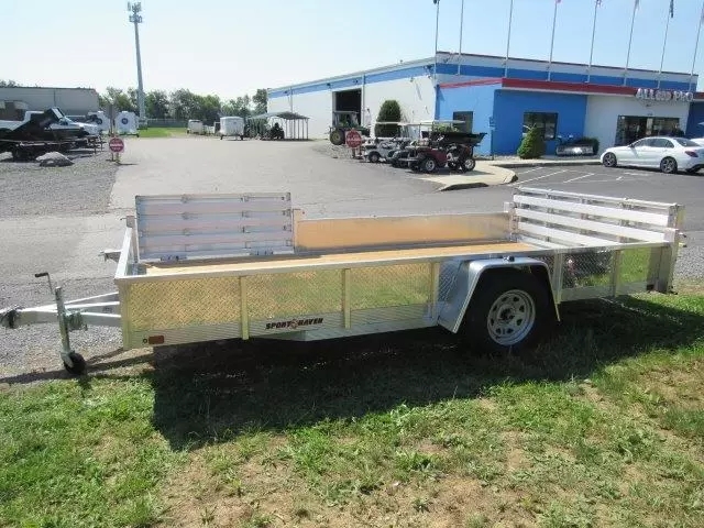 Sport Haven 7×14 Aluminum Utility Trailer – ATP Sides & ATV Gate 5 Sport Haven 7×14 Aluminum Utility Trailer – ATP Sides & ATV Gate - Image 5