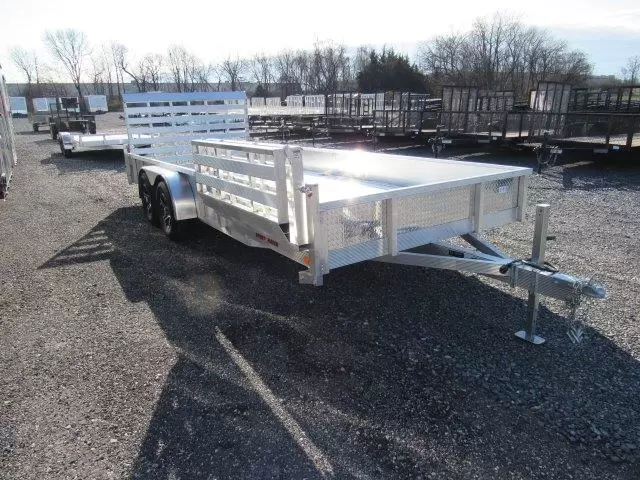 Sport Haven 7×18 Aluminum Landscape Trailer Side ATV Ramp 3 Sport Haven 7×18 Aluminum Landscape Trailer Side ATV Ramp - Image 3