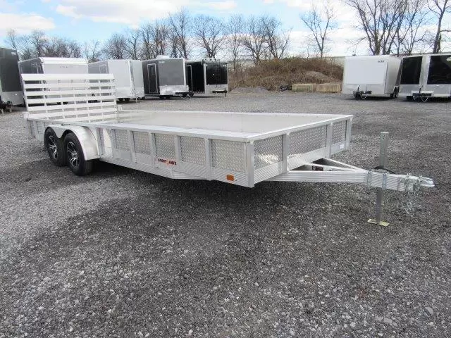 Sport Haven 7×20 Aluminum Landscape Trailer – Heavy Duty Ramp 1 Sport Haven 7×20 Aluminum Landscape Trailer – Heavy Duty Ramp