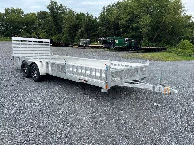 Sport Haven 7×20 Aluminum Utility Trailer ATV Ramps 1 Sport Haven 7×20 Aluminum Utility Trailer ATV Ramps