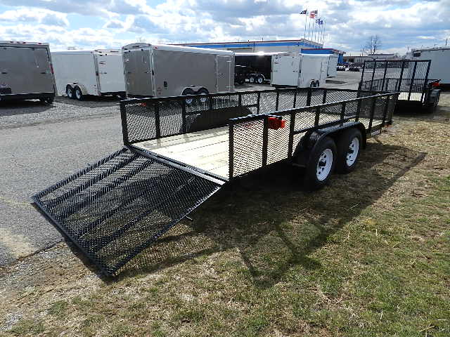 Premier 6.4 x 14 Landscape Utility Trailer – High Mesh Sides 3 Premier 6.4 x 14 Landscape Utility Trailer – High Mesh Sides - Image 3