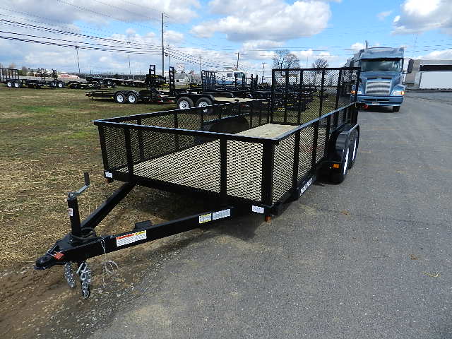 Premier 6.4 x 14 Landscape Utility Trailer – High Mesh Sides 1 Premier 6.4 x 14 Landscape Utility Trailer – High Mesh Sides