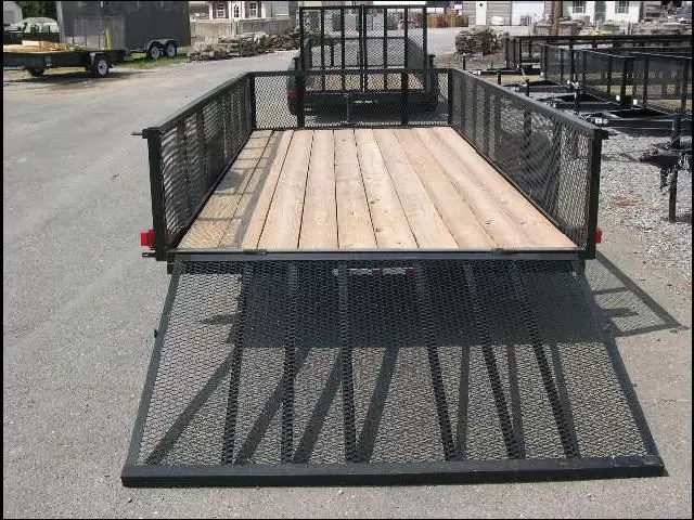 Carry On 6.4 x 14 Landscape Utility Trailer – 3K with High Mesh Sides 3 Carry On 6.4 x 14 Landscape Utility Trailer – 3K with High Mesh Sides - Image 3