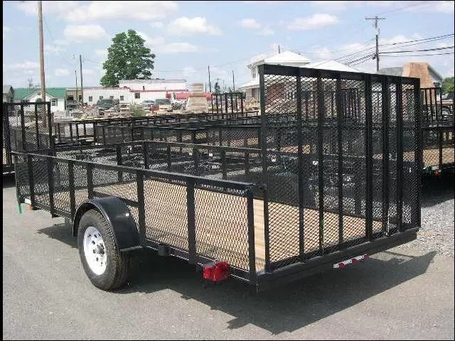 Carry On 6.4 x 14 Landscape Utility Trailer – 3K with High Mesh Sides 4 Carry On 6.4 x 14 Landscape Utility Trailer – 3K with High Mesh Sides - Image 4