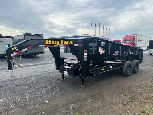 Big Tex 7 x 16 Gooseneck Dump Trailer – Combo Gate & Ramps 4 Big Tex 7 x 16 Gooseneck Dump Trailer – Combo Gate & Ramps - Image 4