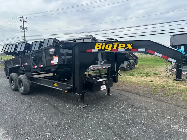 Big Tex 7 x 16 Gooseneck Dump Trailer – Combo Gate & Ramps 1 Big Tex 7 x 16 Gooseneck Dump Trailer – Combo Gate & Ramps