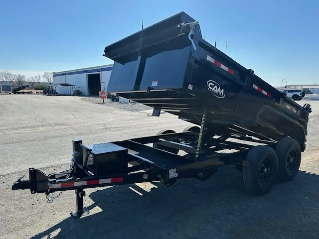 CAM Superline 7 x 12 HD Low Profile Dump Trailer Scissor Lift 4 CAM Superline 7 x 12 HD Low Profile Dump Trailer Scissor Lift - Image 4