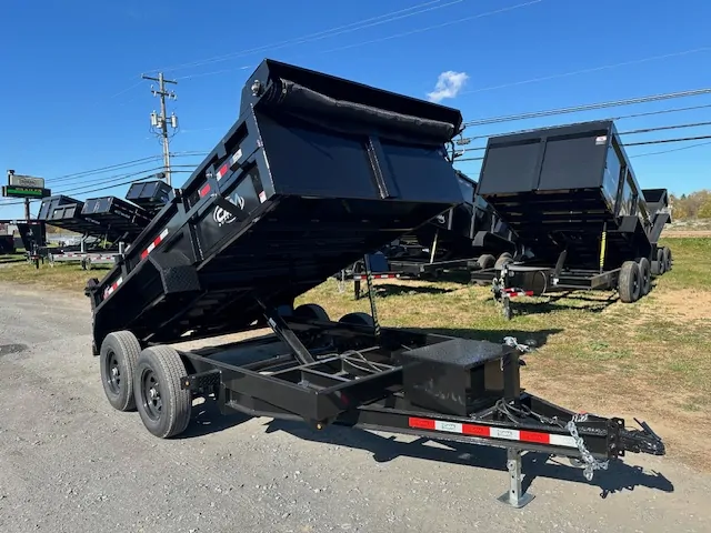 CAM Superline 6 x 12 Dump Trailer Ladder Ramps 1 CAM Superline 6 x 12 Dump Trailer Ladder Ramps