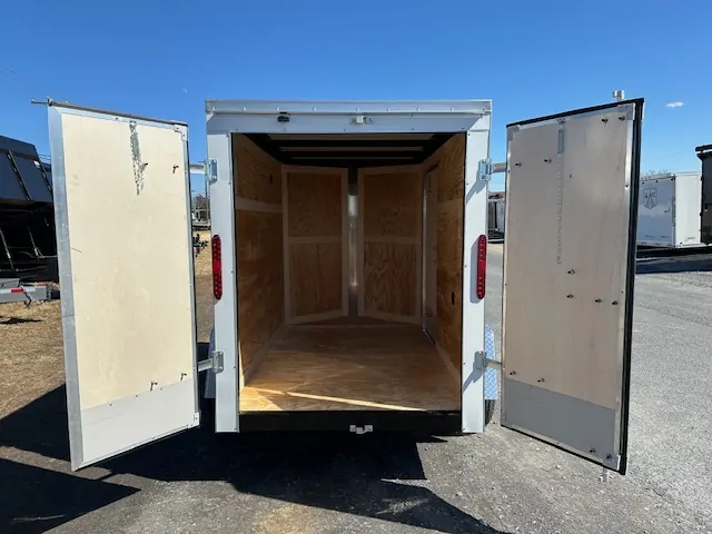 Homesteader 5 x 8 Enclosed V Nose Cargo Trailer Barn Doors 5 Homesteader 5 x 8 Enclosed V Nose Cargo Trailer Barn Doors - Image 5