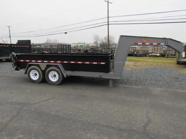 BWise 7 x 14 Gooseneck Dump Trailer – Combo Gate & Ramps 4 BWise 7 x 14 Gooseneck Dump Trailer – Combo Gate & Ramps - Image 4