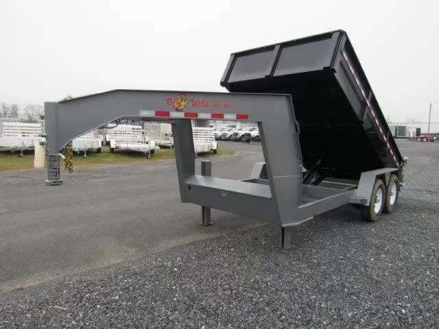 BWise 7 x 14 Gooseneck Dump Trailer – Combo Gate & Ramps 8 BWise 7 x 14 Gooseneck Dump Trailer – Combo Gate & Ramps - Image 8