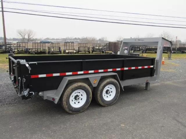 BWise 7 x 14 Gooseneck Dump Trailer – Combo Gate & Ramps 9 BWise 7 x 14 Gooseneck Dump Trailer – Combo Gate & Ramps - Image 9