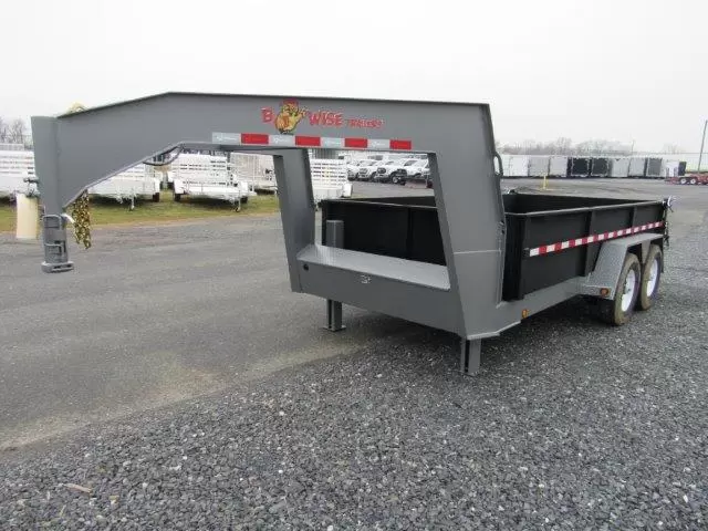 BWise 7 x 14 Gooseneck Dump Trailer – Combo Gate & Ramps 5 BWise 7 x 14 Gooseneck Dump Trailer – Combo Gate & Ramps - Image 5