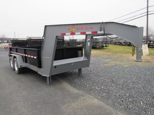BWise 7 x 14 Gooseneck Dump Trailer – Combo Gate & Ramps 7 BWise 7 x 14 Gooseneck Dump Trailer – Combo Gate & Ramps - Image 7