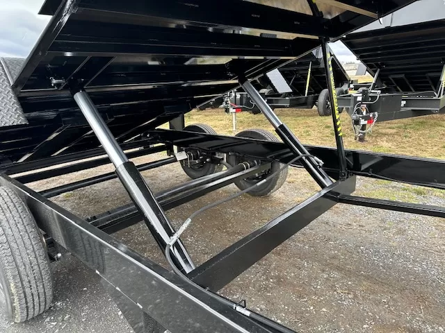 BWise 7 x 16 Gooseneck Dump Trailer – High Sides 3 BWise 7 x 16 Gooseneck Dump Trailer – High Sides - Image 3