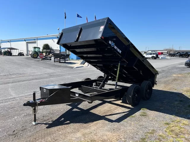 BWise 7 X 12 Dump Trailer 10K Combo Gate and Ladder Ramps 3 BWise 7 X 12 Dump Trailer 10K Combo Gate and Ladder Ramps - Image 3
