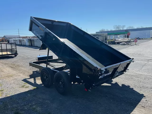 BWise 7 X 12 Dump Trailer 10K Combo Gate and Ladder Ramps 4 BWise 7 X 12 Dump Trailer 10K Combo Gate and Ladder Ramps - Image 4