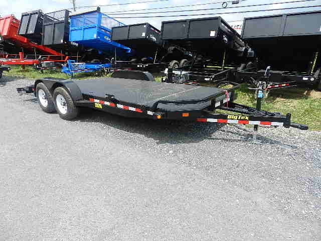 Big Tex 83″ x 18′ Steel Deck Car Trailer 10K GVW 1 Big Tex 83″ x 18′ Steel Deck Car Trailer 10K GVW