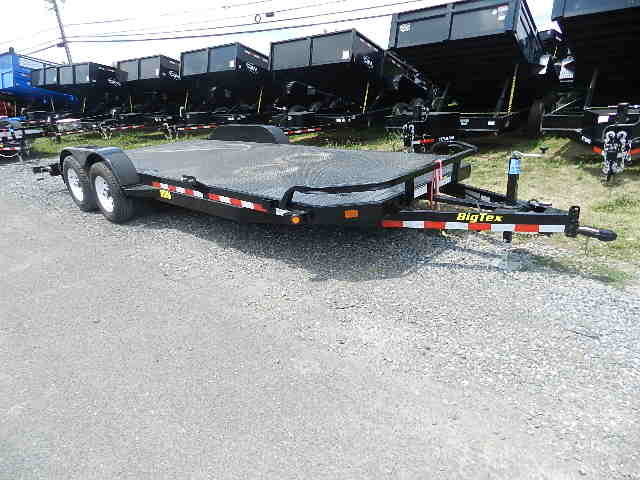 Big Tex 83″ x 20′ Steel Deck Car Trailer 10K GVW 1 Big Tex 83″ x 20′ Steel Deck Car Trailer 10K GVW