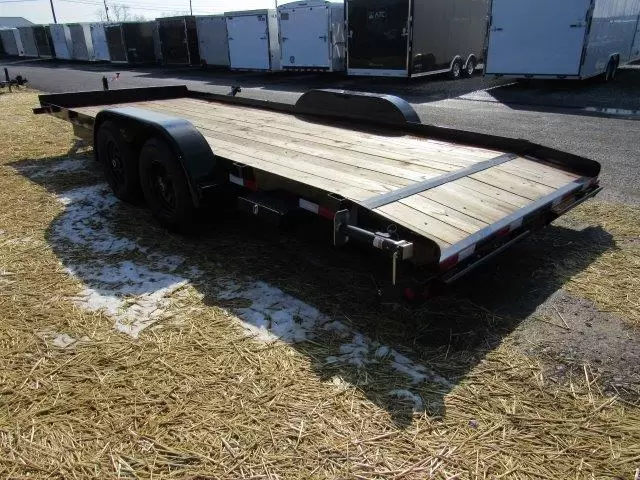 Big Tex 83″ x 20′ Wood Deck Open Car Trailer 10K GVW 6 Big Tex 83″ x 20′ Wood Deck Open Car Trailer 10K GVW - Image 6