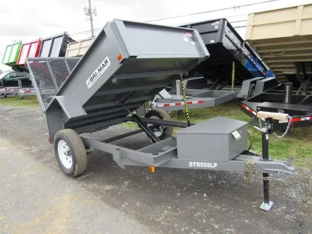 BWise 5 x 8 Single Axle Dump Trailer Landscape Gate 1 BWise 5 x 8 Single Axle Dump Trailer Landscape Gate