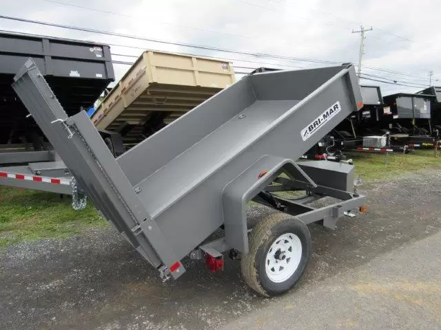 BWise 5 x 8 Single Axle Dump Trailer Landscape Gate 6 BWise 5 x 8 Single Axle Dump Trailer Landscape Gate - Image 6