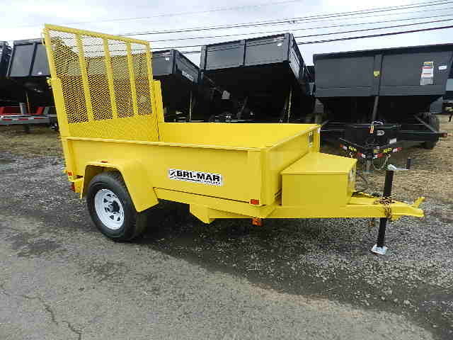 BWise 5 x 8 Low Profile Dump Trailer Landscape Gate 1 BWise 5 x 8 Low Profile Dump Trailer Landscape Gate