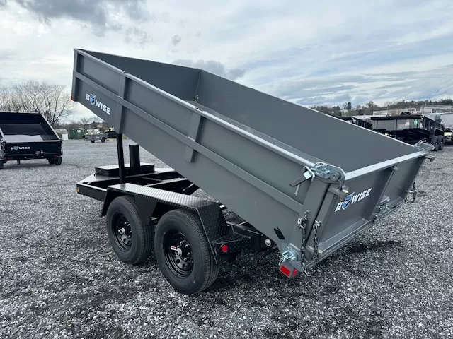 BWise 7 x 12 Low Profile Dump Trailer – Hydraulic Jack 3 BWise 7 x 12 Low Profile Dump Trailer – Hydraulic Jack - Image 3