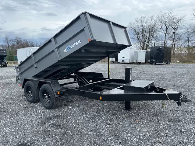 BWise 7 x 12 Low Profile Dump Trailer – Hydraulic Jack 1 BWise 7 x 12 Low Profile Dump Trailer – Hydraulic Jack