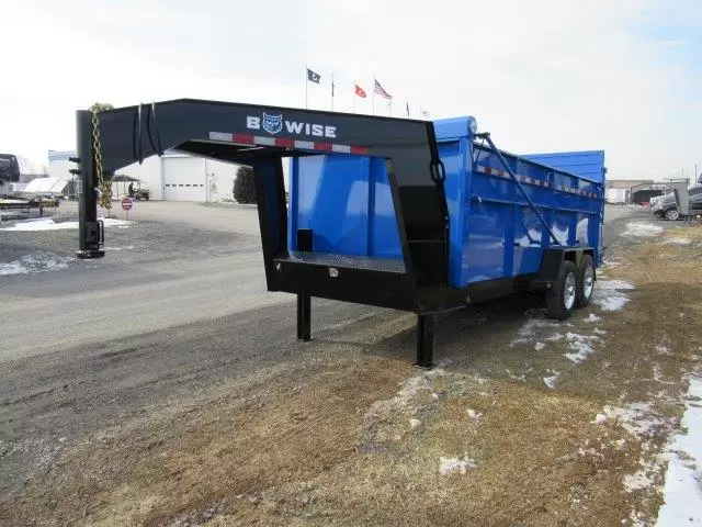 BWise 7 x 16 Heavy Duty Gooseneck Dump – Ultimate Dump Trailer 3 BWise 7 x 16 Heavy Duty Gooseneck Dump – Ultimate Dump Trailer - Image 3