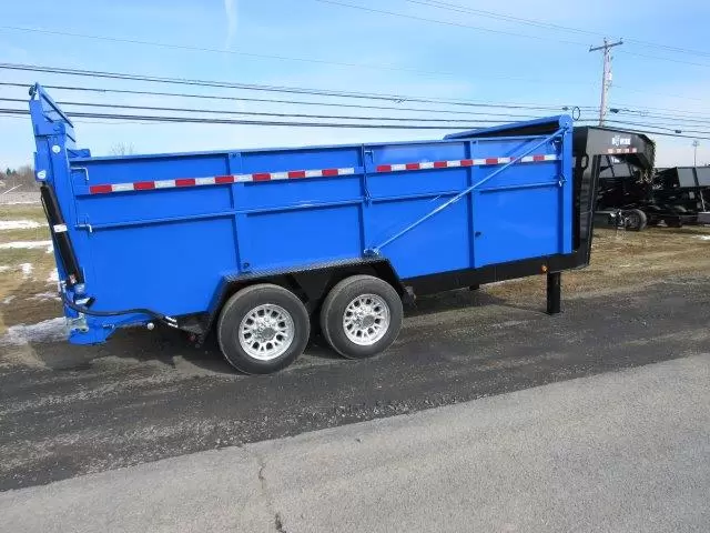 BWise 7 x 16 Heavy Duty Gooseneck Dump – Ultimate Dump Trailer 2 BWise 7 x 16 Heavy Duty Gooseneck Dump – Ultimate Dump Trailer - Image 2