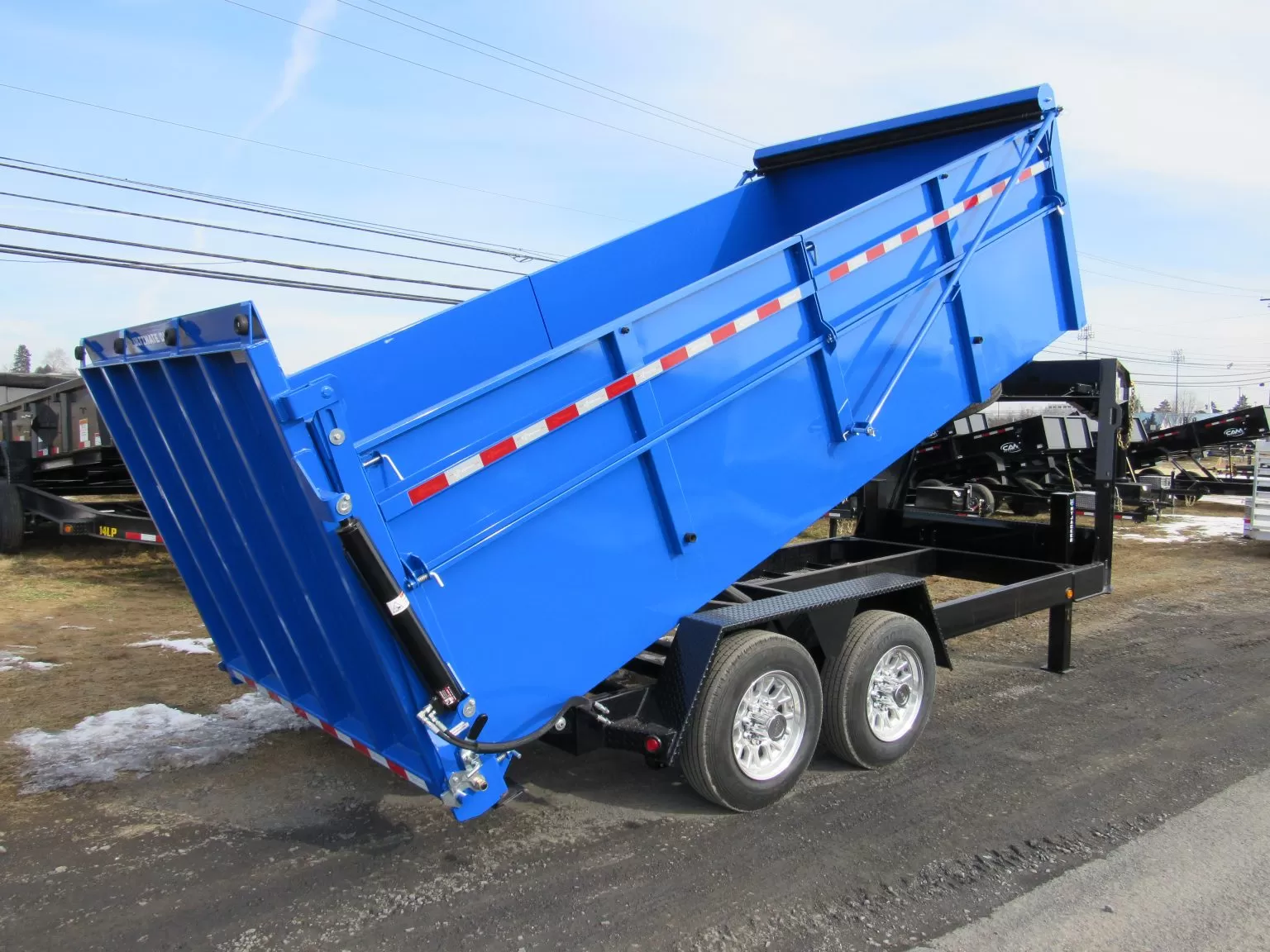 BWise 7 x 16 Heavy Duty Gooseneck Dump – Ultimate Dump Trailer 8 BWise 7 x 16 Heavy Duty Gooseneck Dump – Ultimate Dump Trailer - Image 8