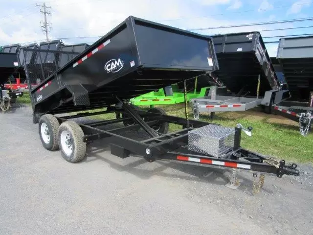 CAM Superline 6 x 12 Dump Trailer With a Landscape Gate 1 CAM Superline 6 x 12 Dump Trailer With a Landscape Gate