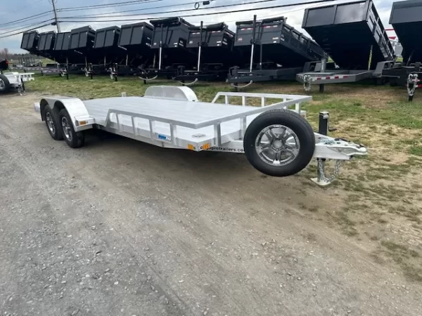 Cargo Pro 7 X 20 Aluminum Open Car Hauler Slide Out Ramps