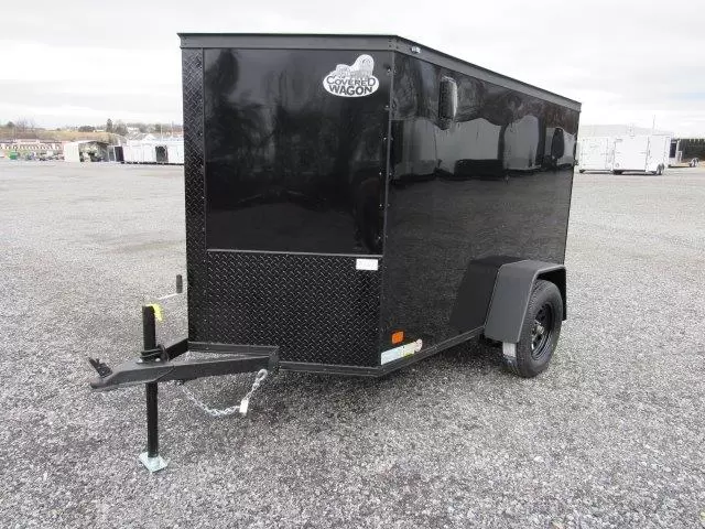 Covered Wagon 5 x 8 Enclosed Cargo Trailer – Single Rear Door 4 Covered Wagon 5 x 8 Enclosed Cargo Trailer – Single Rear Door - Image 4