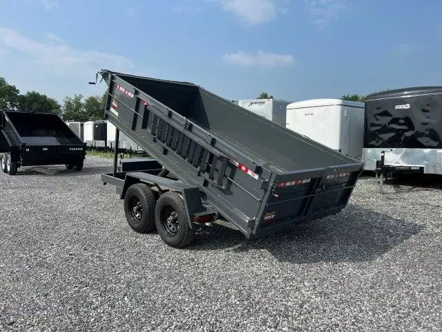 Covered Wagon 6 x 12 Prospector Dump Trailer Ladder Ramps 2 Covered Wagon 6 x 12 Prospector Dump Trailer Ladder Ramps - Image 2