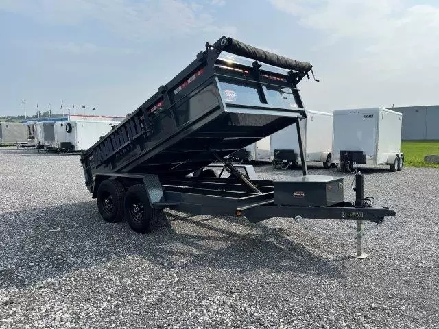 Covered Wagon 6 x 12 Prospector Dump Trailer Ladder Ramps 1 Covered Wagon 6 x 12 Prospector Dump Trailer Ladder Ramps