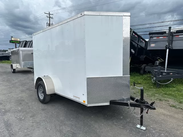 Diamond Cargo 5 x 10 Enclosed Cargo Trailer – Ramp Door 1 Diamond Cargo 5 x 10 Enclosed Cargo Trailer – Ramp Door