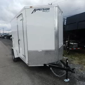 Homesteader 6×10 V-Nose Cargo Trailer – 6″ Added Height