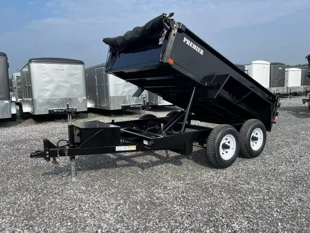 Premier 6 x 10 Low Profile Dump Trailer Ladder Ramps 3 Premier 6 x 10 Low Profile Dump Trailer Ladder Ramps - Image 3