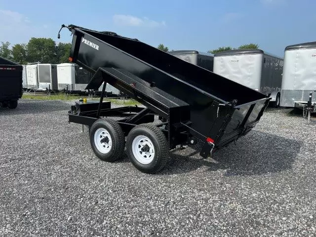 Premier 6 x 10 Low Profile Dump Trailer Ladder Ramps 4 Premier 6 x 10 Low Profile Dump Trailer Ladder Ramps - Image 4